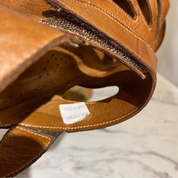 Volks Walkers sandals leather cork wedges handmade - Picture 12 of 12